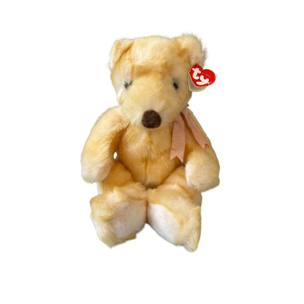 Ty Butterbeary Plush Bear Kids 1999 Classic Collection Yellow Gold Soft Toy